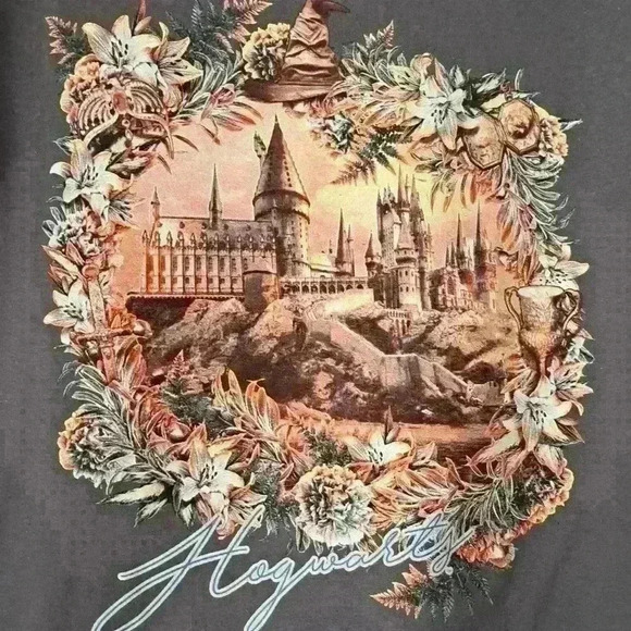 Loot Crate Hogwarts Graphic Tee Shirt - Picture 2 of 4